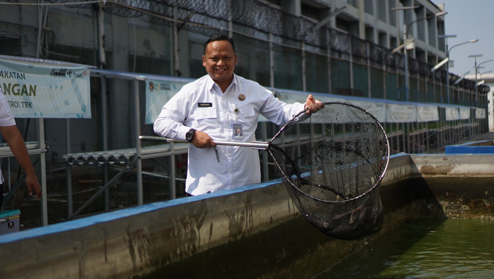 Dukung Ketahanan Pangan, Rutan Cipinang Panen Ikan Lele