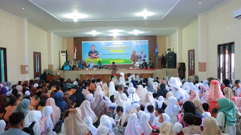 Bunda PAUD Aceh Barat, Ny Afrinda Novalia Tarmizi SP,MM Buka Kegiatan Berkisah dan Workshop