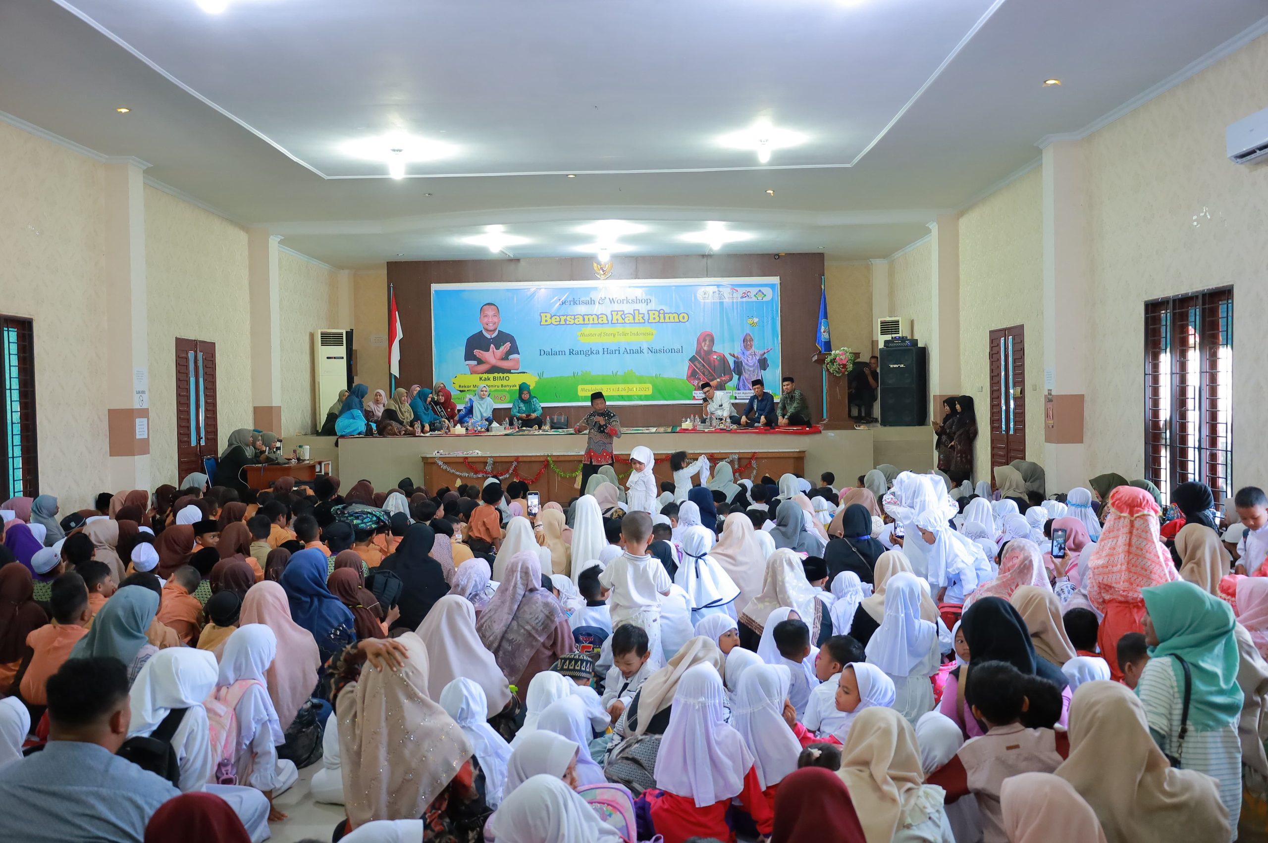 Bunda PAUD Aceh Barat, Ny Afrinda Novalia Tarmizi SP,MM Buka Kegiatan Berkisah dan Workshop