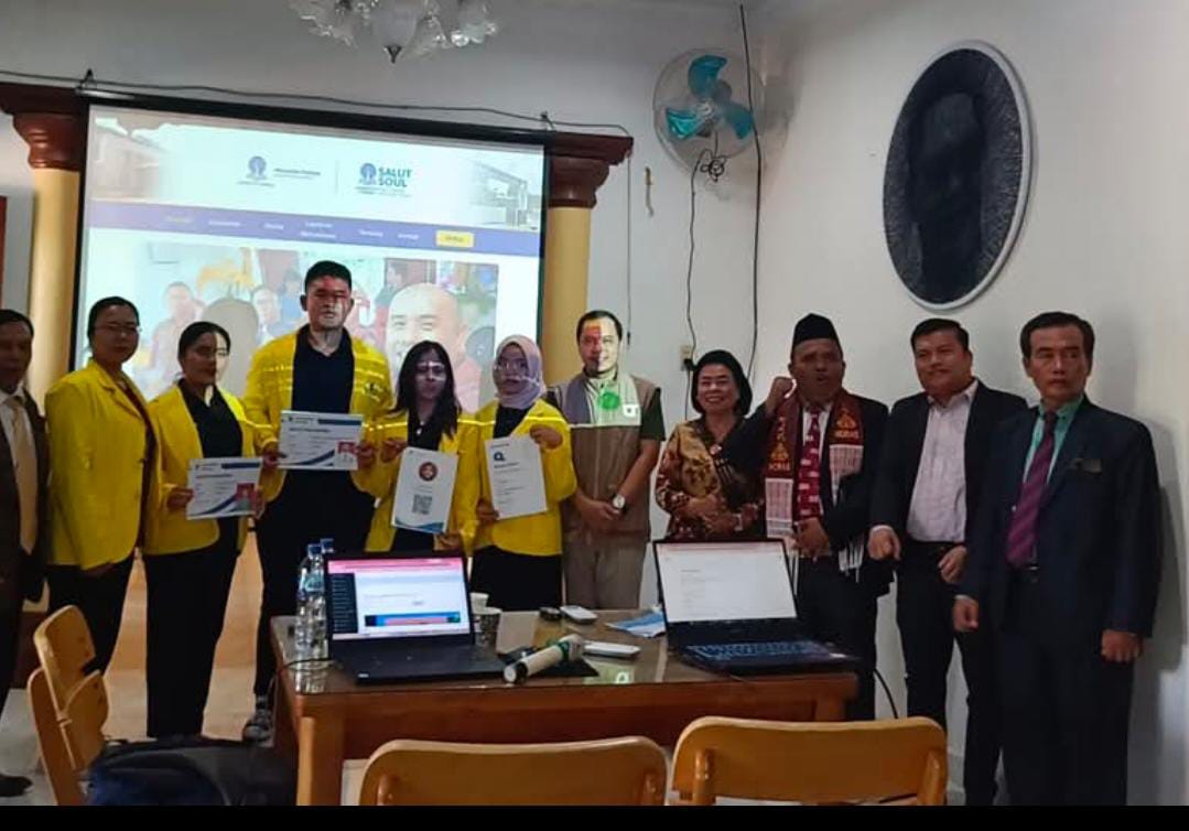 Sentra Layanan Universitas Terbuka Sumatera Online University Learning (Salut Soul) Diresmikan, Diserahkan Kartu Mahasiswa Simbolis