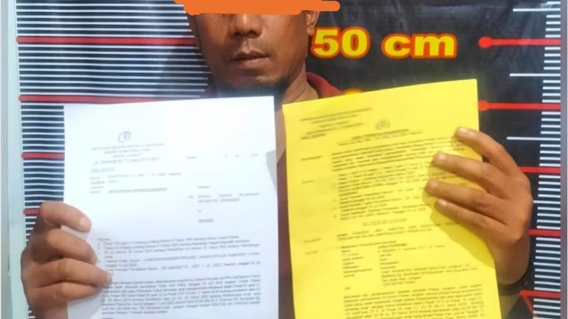 Personel Unit PPA Sat Reskrim Polres Langkat Ringkus Tersangka Pencabulan Anak dibawah Umur