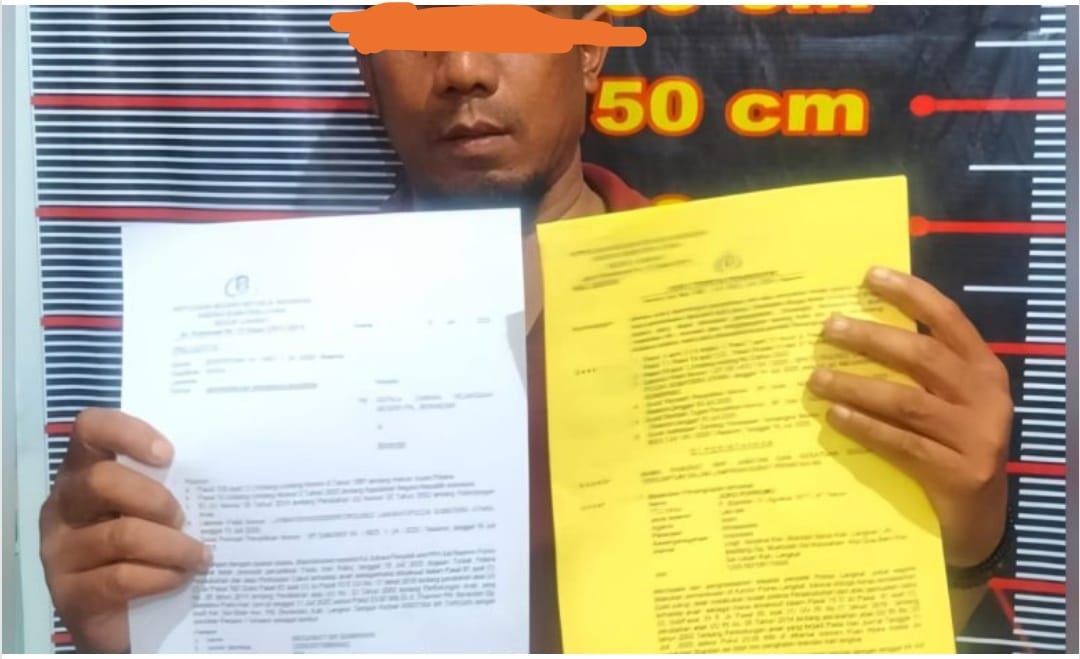 Personel Unit PPA Sat Reskrim Polres Langkat Ringkus Tersangka Pencabulan Anak dibawah Umur