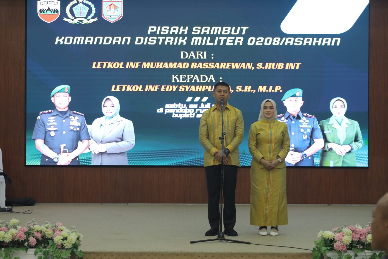 Pisah Sambut Dandim 0208/Asahan, Bupati Asahan Tegaskan Komitmen Sinergi Forkopimda