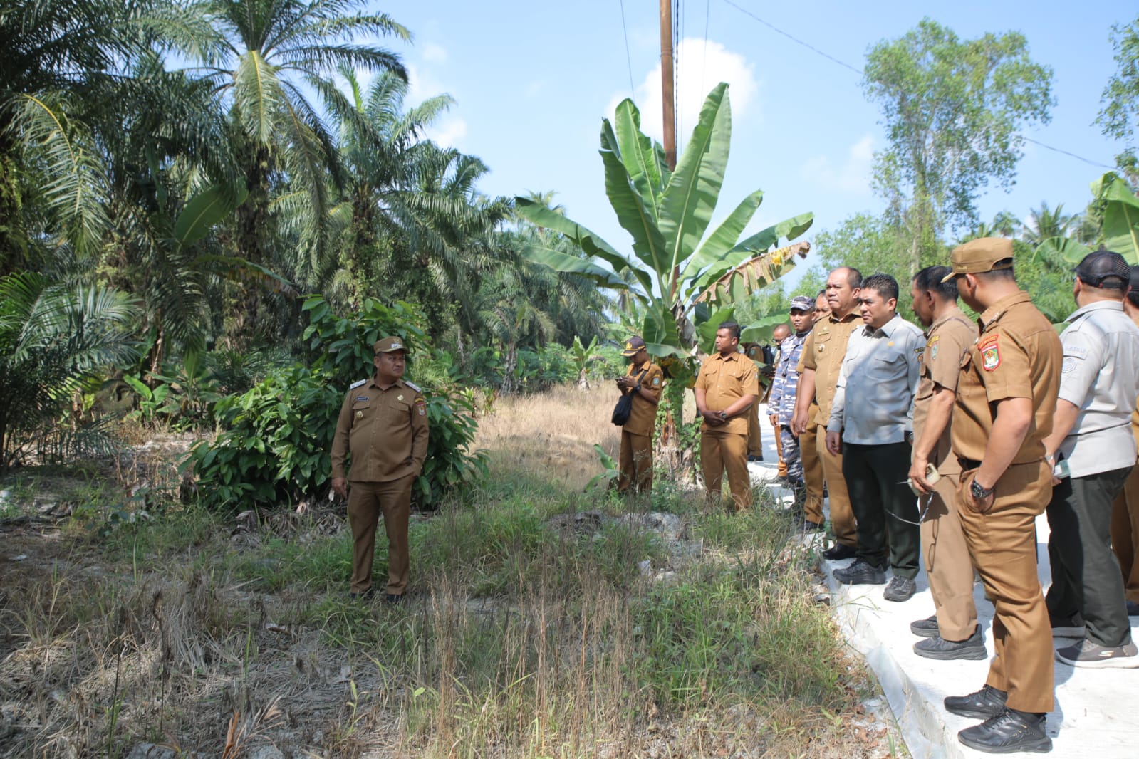 Bupati Asahan Dampingi Plt Dirjen Perkebunan Kementan RI Tinjau Lokasi Cetak Sawah di Desa Silo Bonto