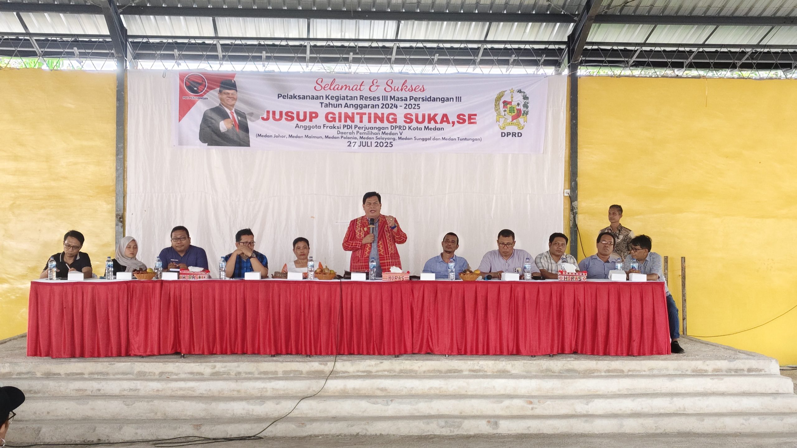 Reses III Anggota DPRD Kota Medan, Jusup Ginting Suka Tampung Berbagai Curhatan Warga, Pertanyakan Kriteria Penerima Bantuan, Perbanyak Beasiswa Kuliah Gratis 