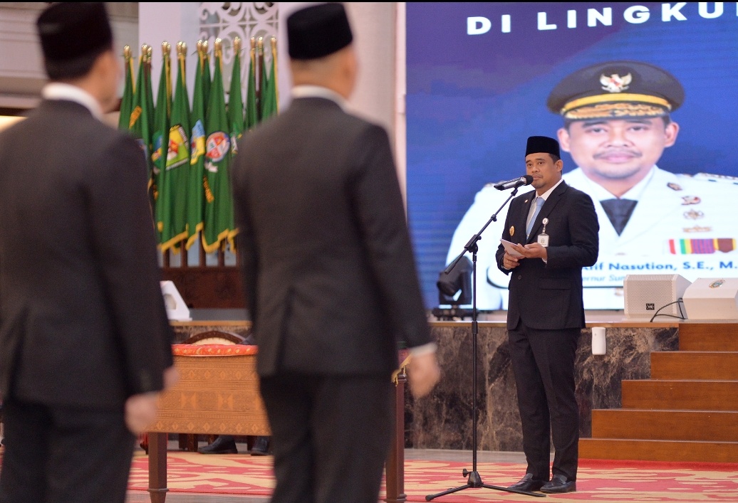 Lantik 103 Pejabat Administrator dan Fungsional, Bobby Nasution Minta Dapat Bekerja Sama dan Berkolaborasi