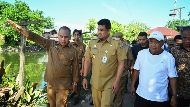 Puluhan Tahun Kena Banjir, Warga Langkat Senang Gubernur Bobby Nasution Tepati Janji Benahi Waduk