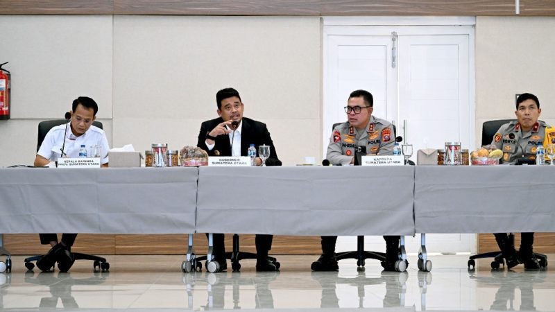 Gubernur Bobby Nasution Kolaborasi dengan Kapolda Sumut Rancang Sejumlah Inovasi Optimalkan PAD Sumut