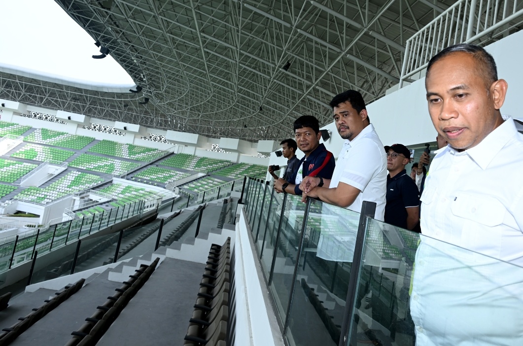 Bobby Nasution Tinjau Stadion Utama Sumut, Pastikan Siap untuk U-17 Timnas dan PSMS