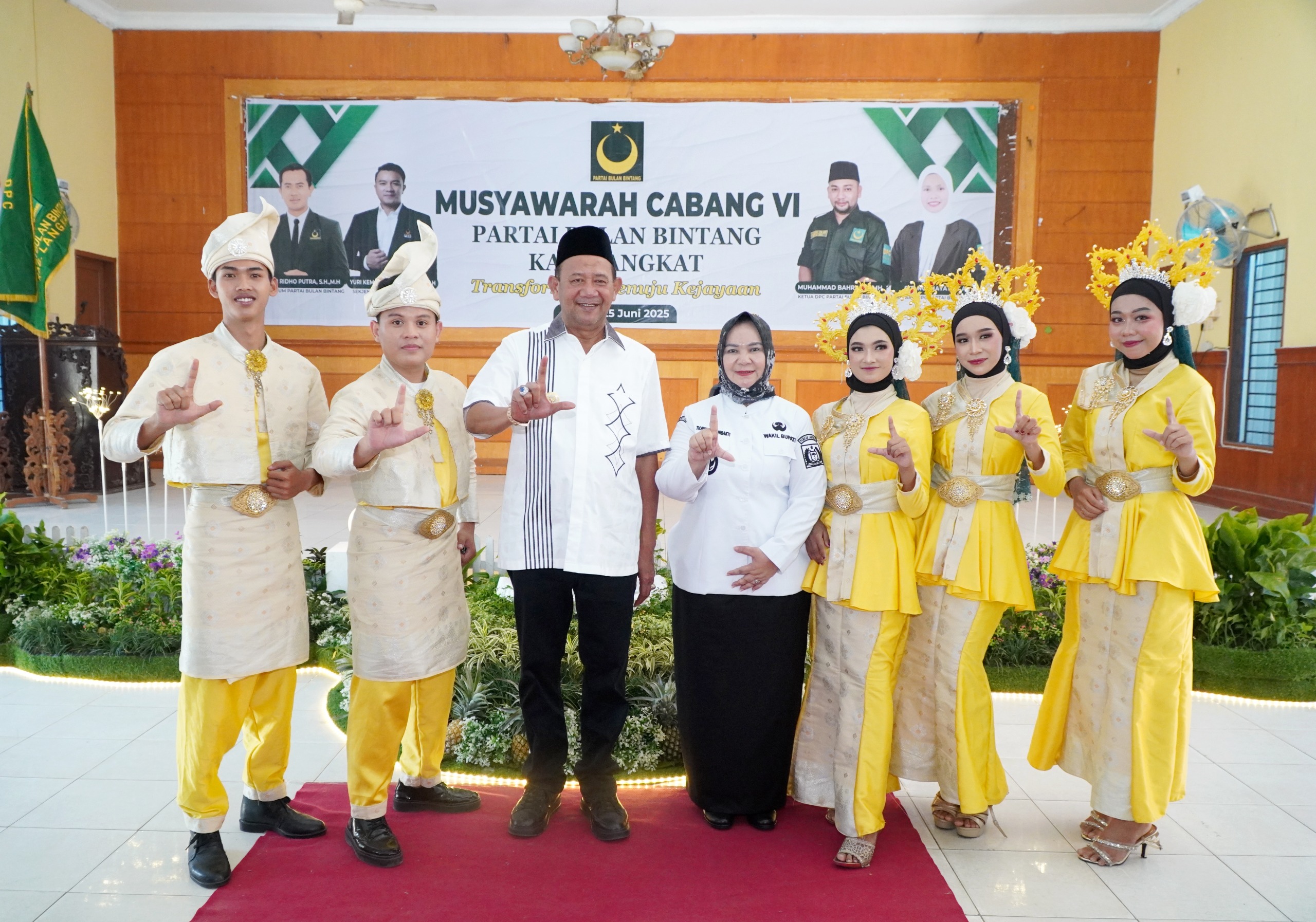 Syah Afandin Hadiri Muscab VI PBB Langkat: Dorong Sinergi Politik untuk Pembangunan Daerah