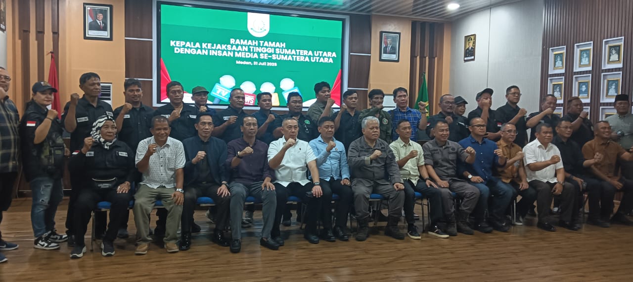 Saresehan Kejatisu Bersama Forwaka, SMSI Sumut dan Wartawan Dalam Membangun Komitmen Sinergitas Penegakan Hukum di Sumut