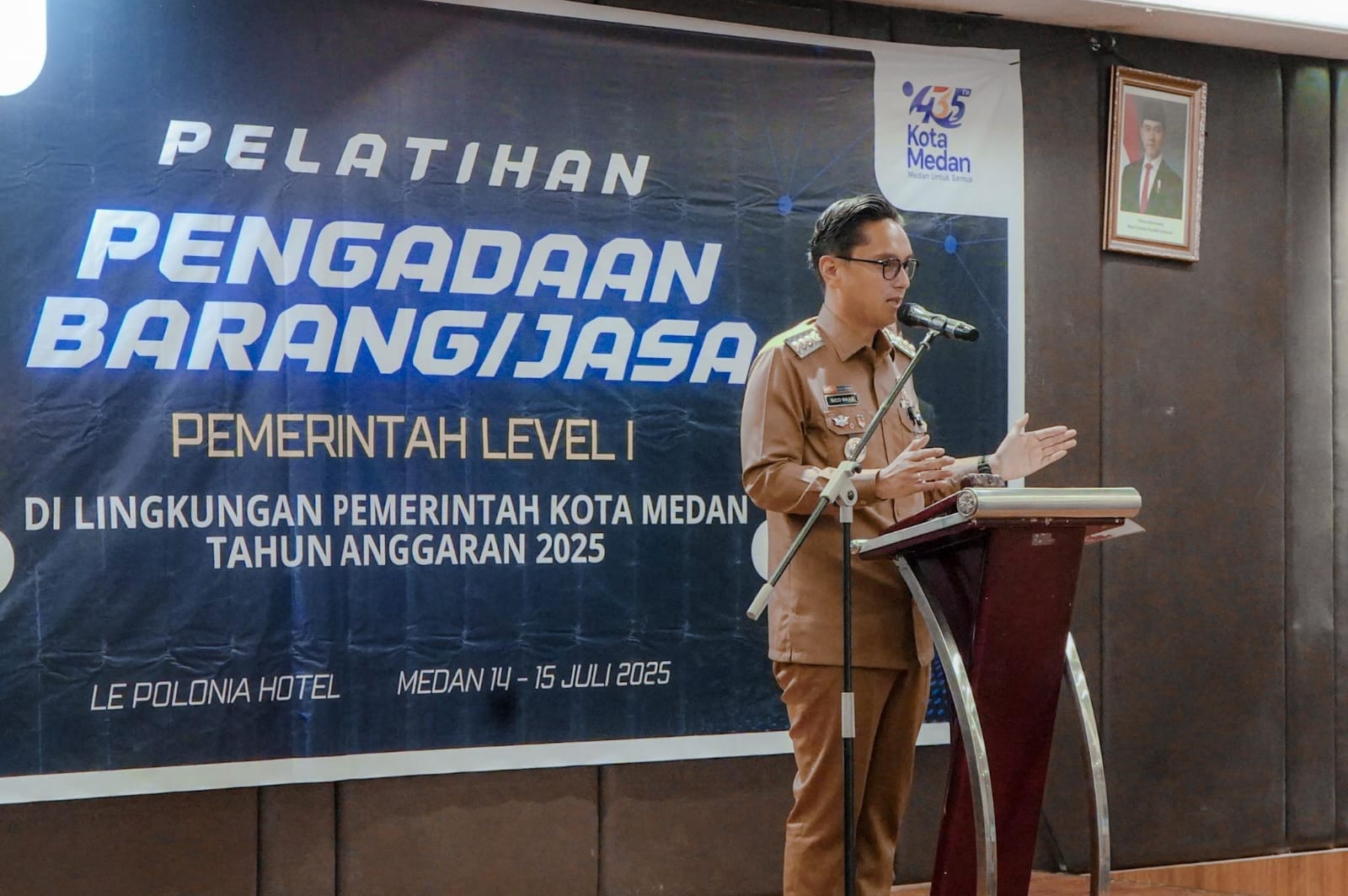 Buka Pelatihan Pengadaan Barang/Jasa Pemerintah Level I, Rico Waas Tekankan Pentingnya Integritas dan Profesionalisme