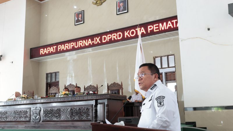 Wali Kota Wesly Silalahi SH MKn Hadiri Rapat Paripurna DPRD Terkait Ranperda RPJMD Kota Pematangsiantar Tahun 2025-2029