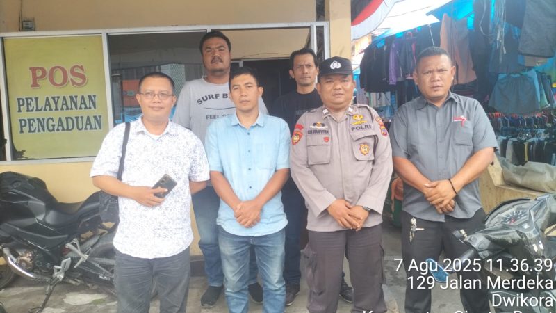 Cegah 3C dan Premanisme Siang Hari, Polsek Siantar Barat Patroli Jalan Kaki