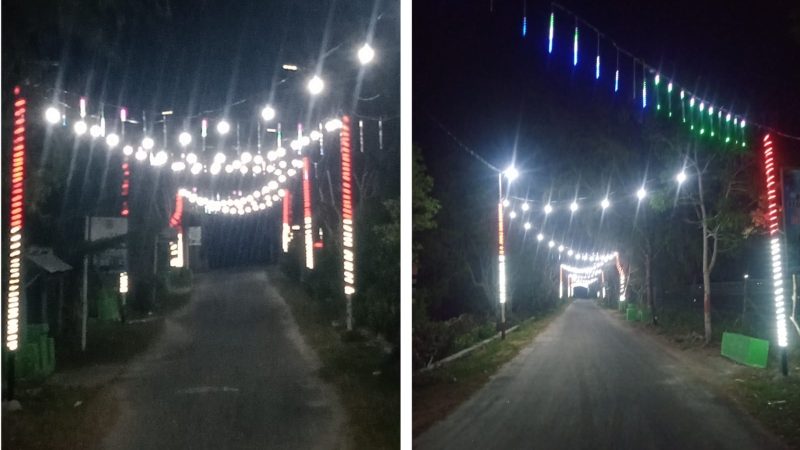 Kreatif dan Inovatif, Malam Merah Putih Warnai 17 Agustus di Desa Bagan Kuala