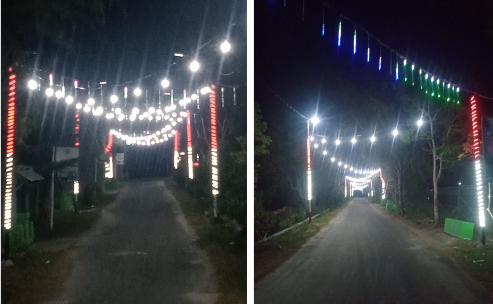 Kreatif dan Inovatif, Malam Merah Putih Warnai 17 Agustus di Desa Bagan Kuala