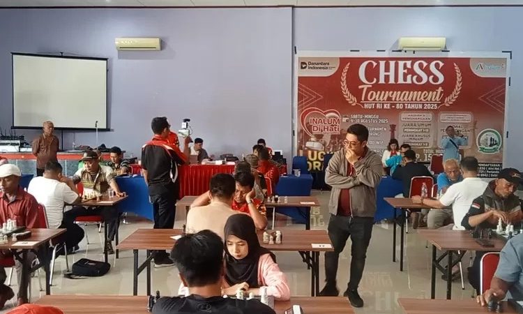 Sambut HUT RI ke – 80 Tahun, PT Inalum Meriahkan Gelar Turnamen Catur
