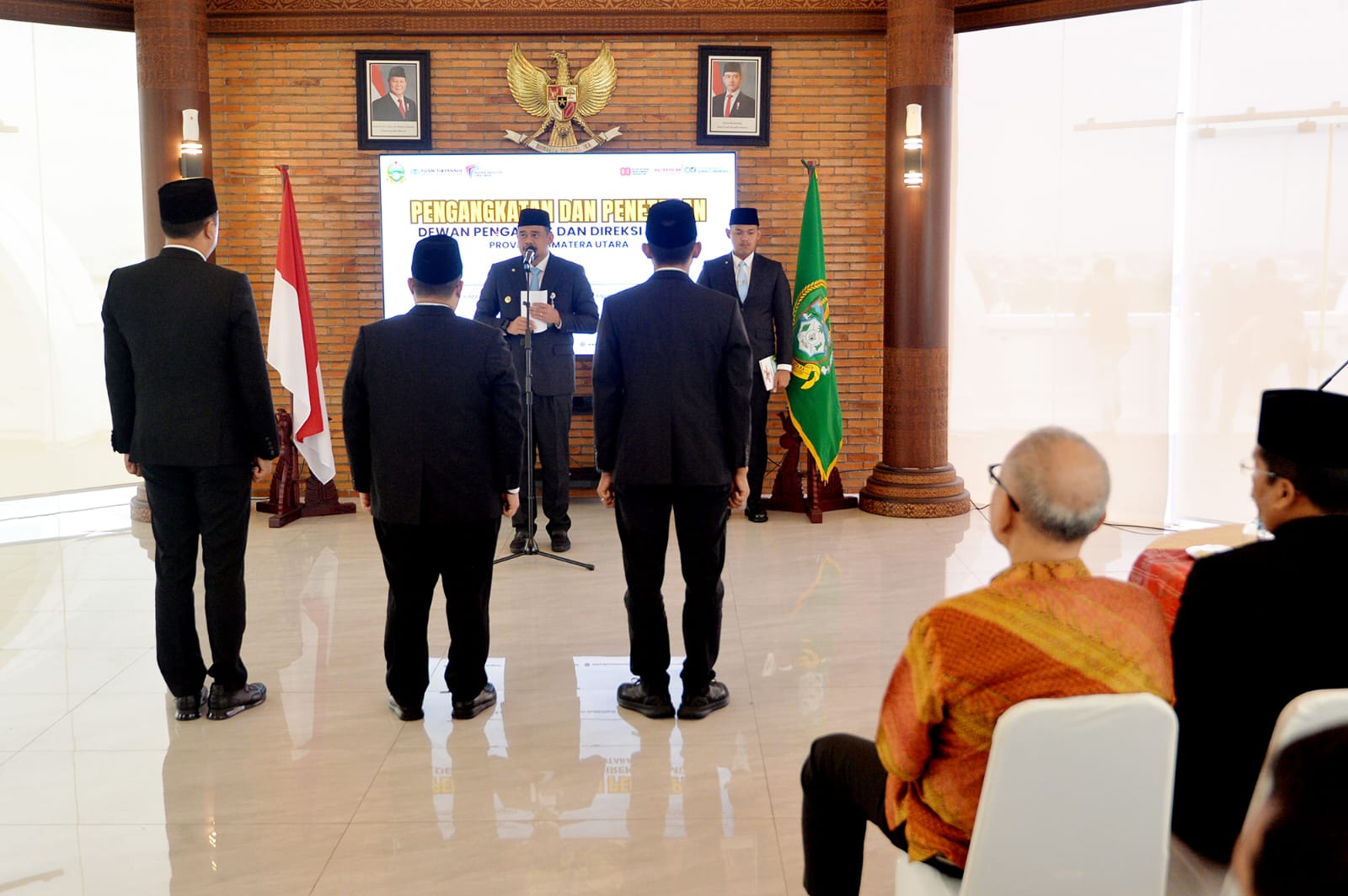 Bobby Nasution Lantik Dewas PD AIJ dan Dua Direksi Perumda Tirtanadi