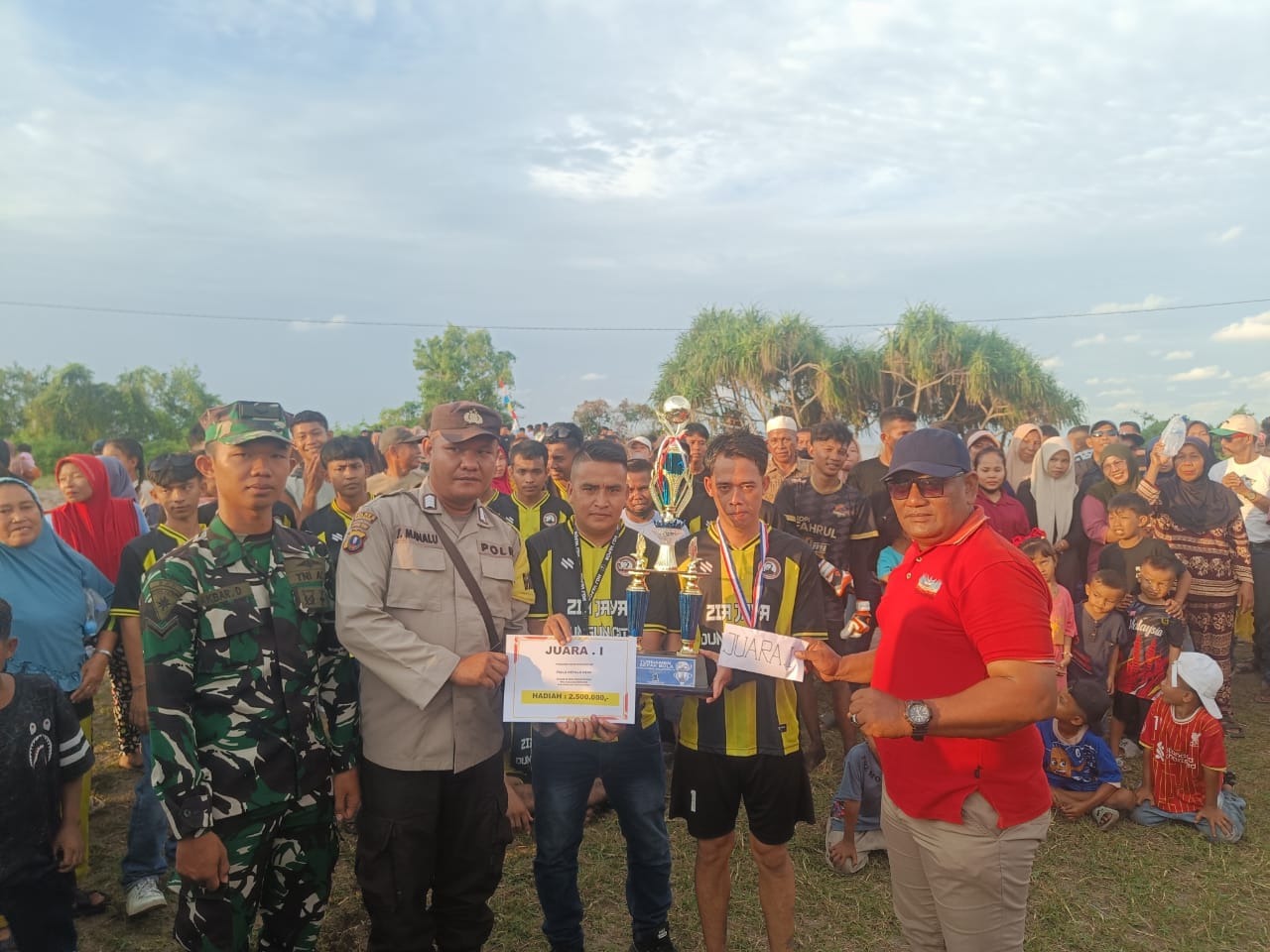 Pinalti Penentu Pertandingan, Club Lumut FC juara I Dalam Turnamen Bokyam Pemdes Bagan Kuala 2025