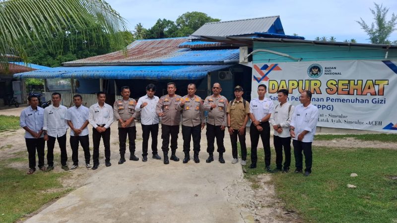Polres Simeulue Lakukan Kunjungan Dan Pengecekan Dapur Sppg Di Desa Latak Ayah
