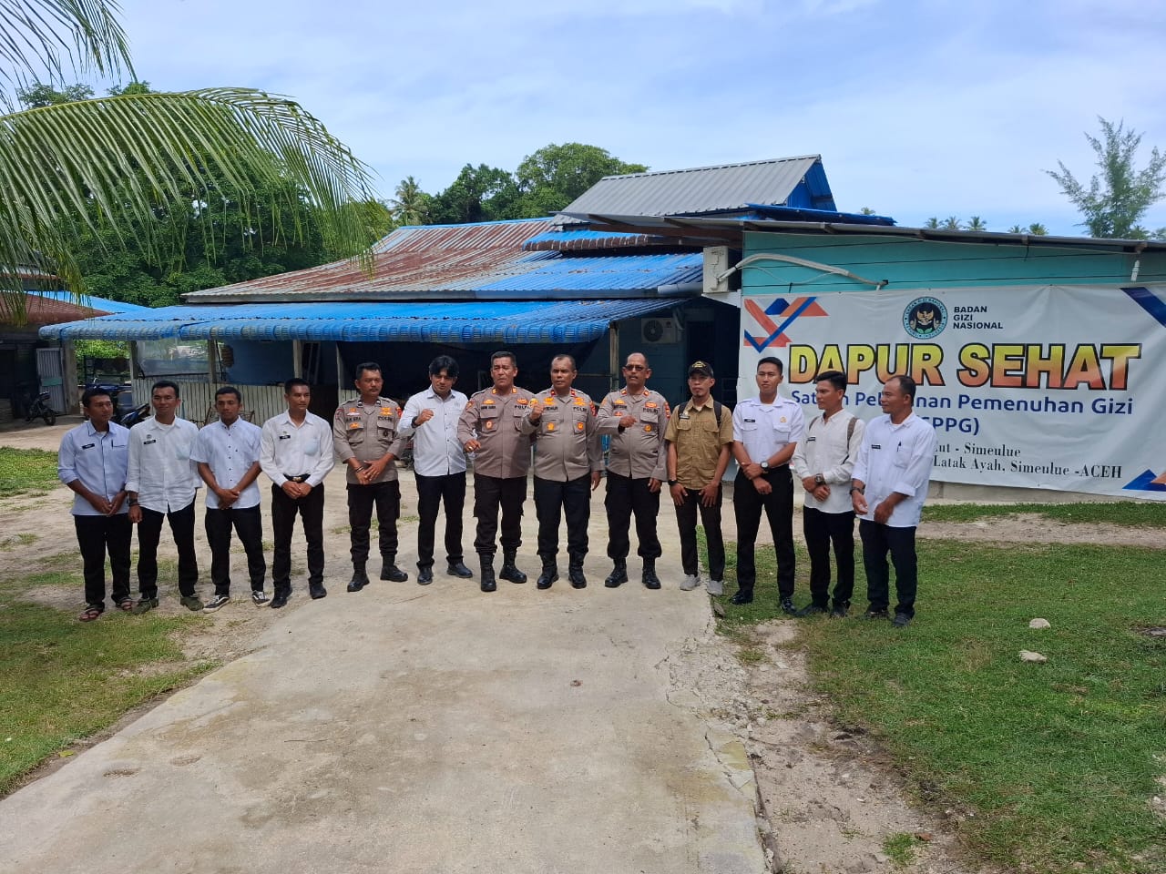 Polres Simeulue Lakukan Kunjungan Dan Pengecekan Dapur Sppg Di Desa Latak Ayah