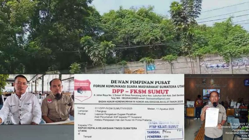 FKSM Lapor ke Kejatisu, Harli Siregar Diyakin Tuntaskan Dugaan Beralihnya Aset Perumahan IKIP ke Swasta senilai 1,3 T, Mantan Kasi Penkum Ngaku Lupa