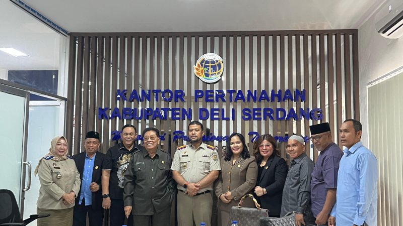 Kantor Pertanahan Deli Serdang Terima Audiensi DPRD, Bahas Sejumlah Masalah Pertanahan
