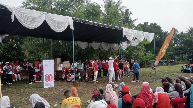 Kecamatan Binjai Kab.Langkat Laksanakan Gerak jalan santai Semarakkan Hut RI tahun 2025