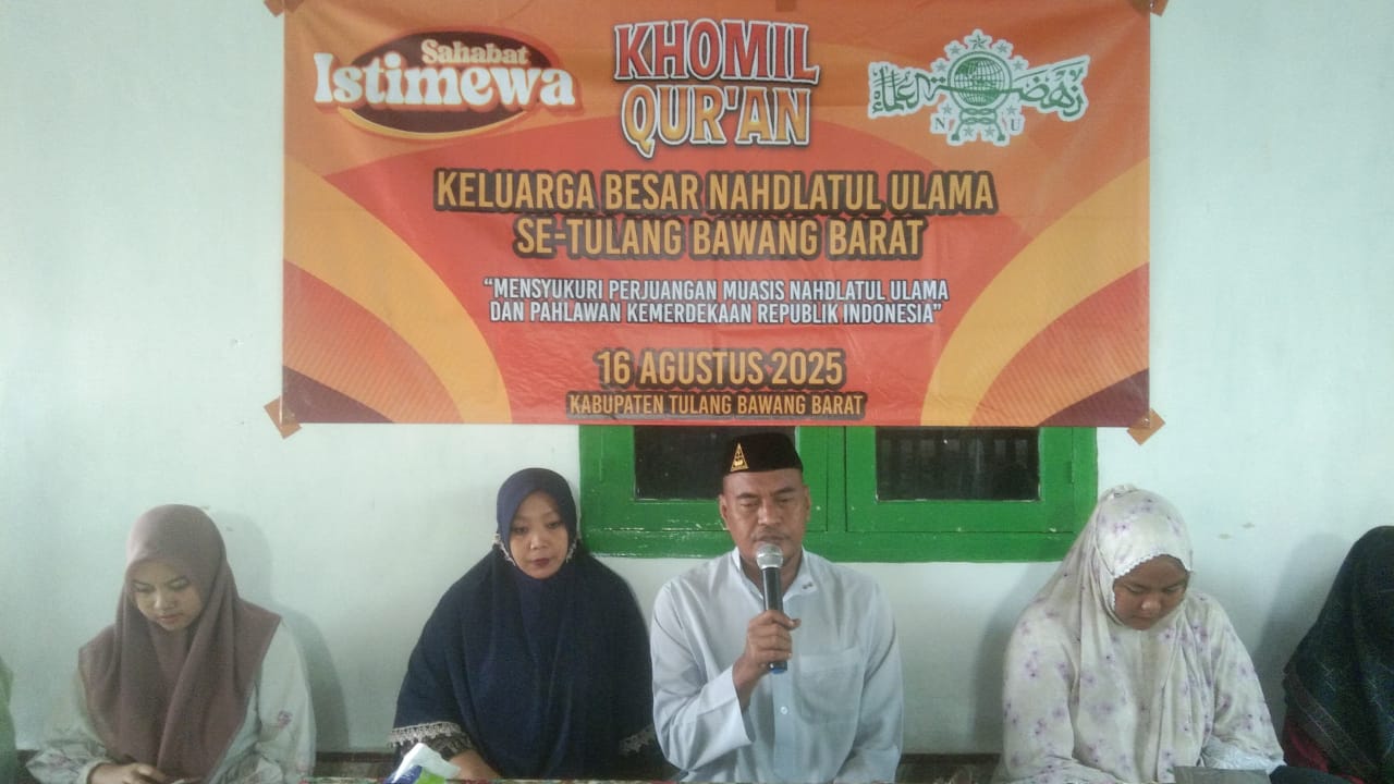PCNU Tubaba Gelar Khotmil Qur’an Serentak di 500 Titik, Libatkan 5.000 Warga NU Peringati HUT RI