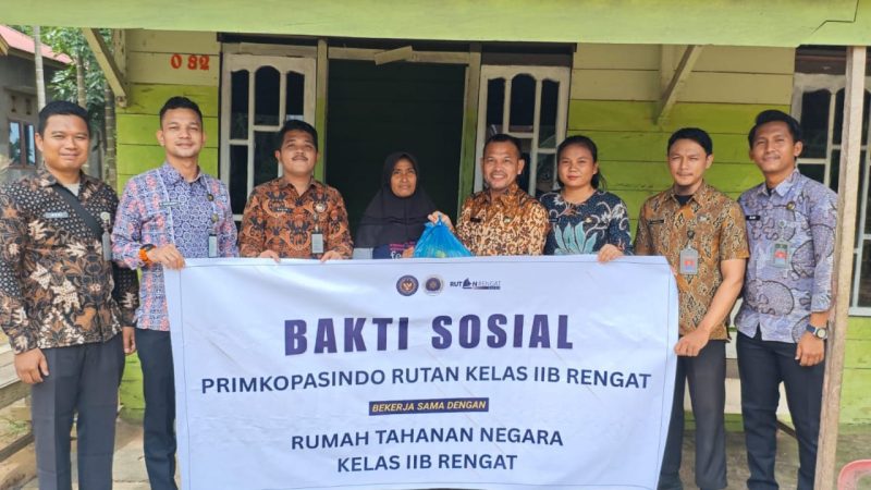 Semarak HUT Kemerdekaan RI Ke-80, Rutan Rengat Gelar Baksos