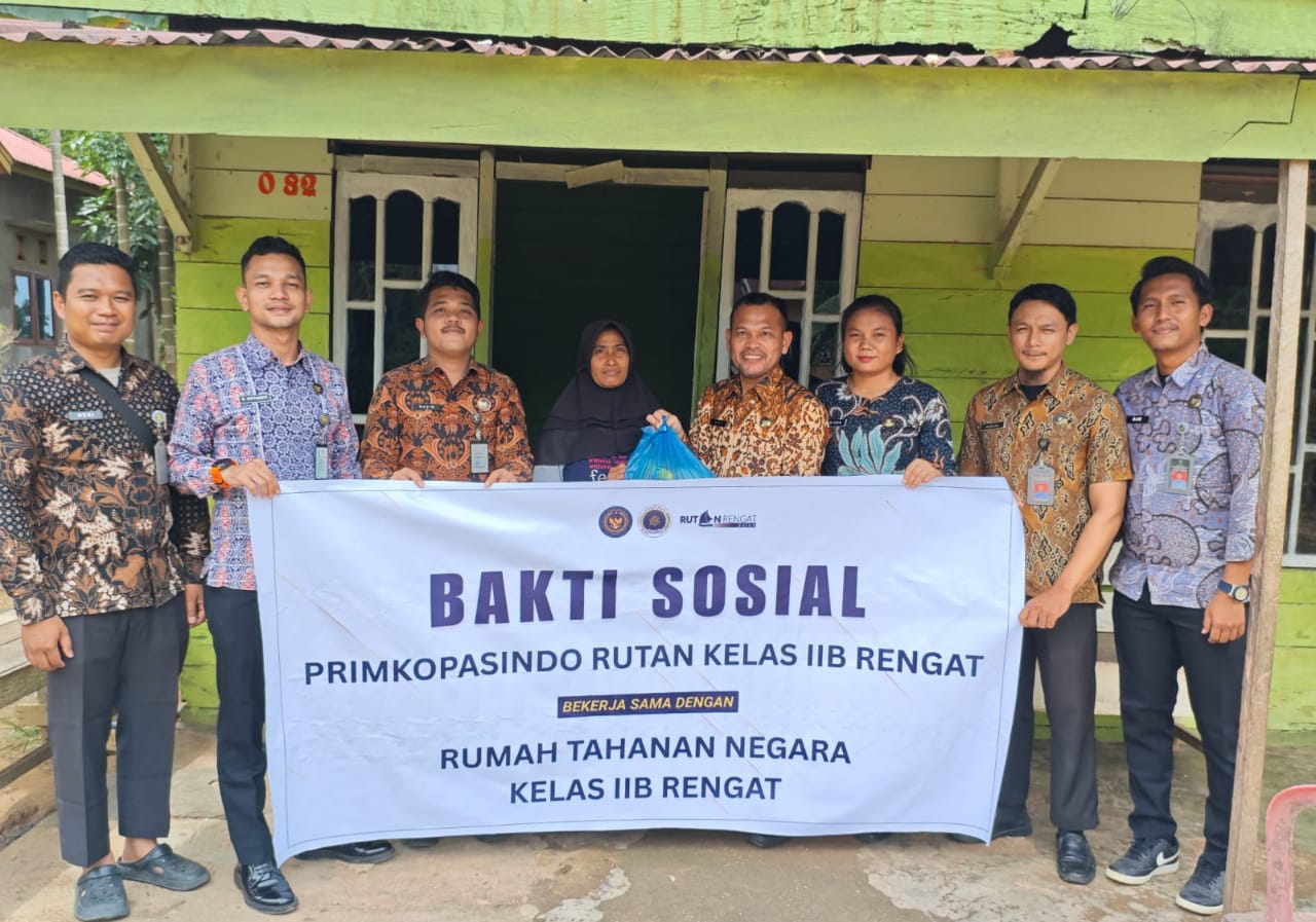 Semarak HUT Kemerdekaan RI Ke-80, Rutan Rengat Gelar Baksos