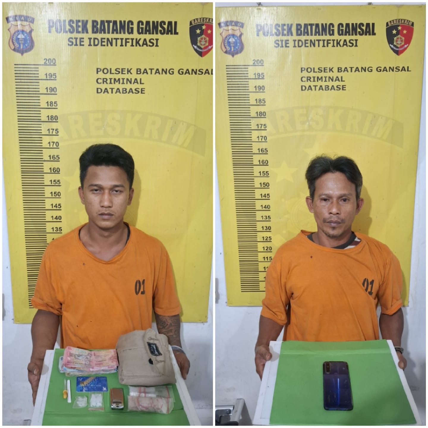 Polisi Amankan 2 Orang  Pelaku Narkoba