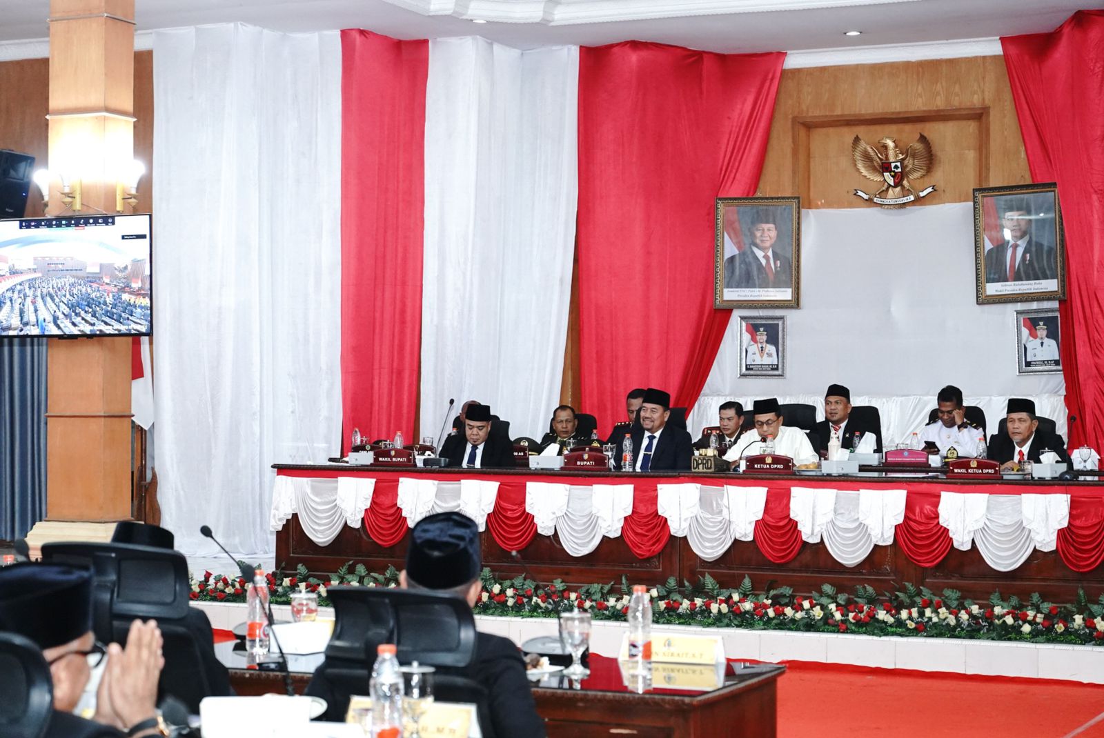 Bupati Baharuddin Siagian Hadiri Rapat Paripurna Istimewa Mendengarkan Pidato Kenegaraan Presiden RI