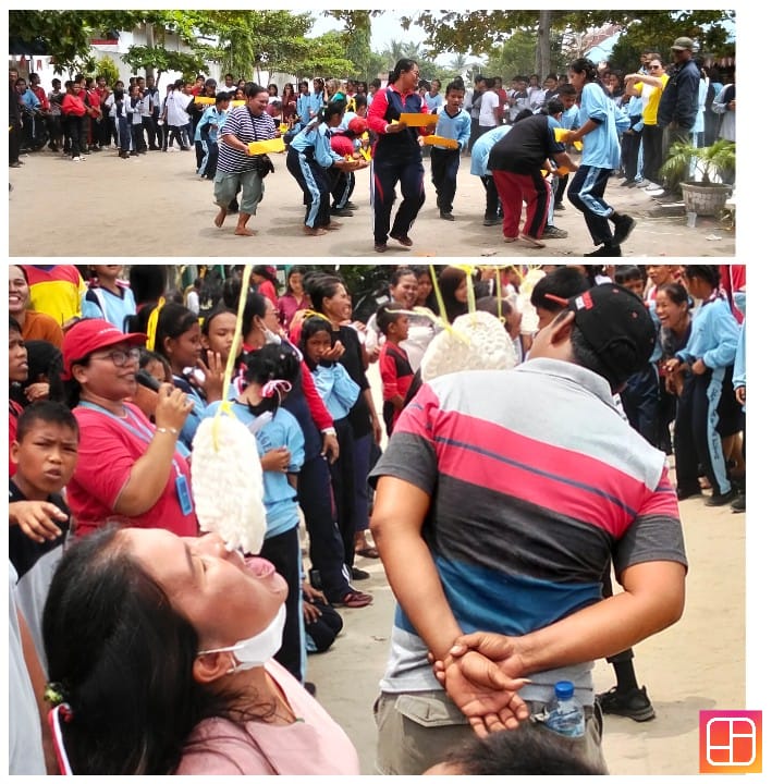 Sambut HUT RI ke – 80, UPT SMP Negeri 2 Air Putih Gelar Berbagai Perlombaan