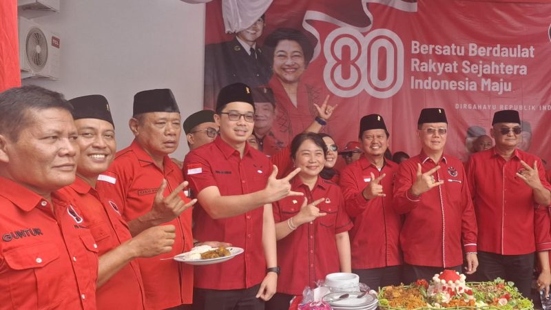 DPC PDI Perjuangan Medan Peringati HUT Kemerdekaan RI ke 80, Potong Tumpeng dan Berbagai Perlombaan Digelar 