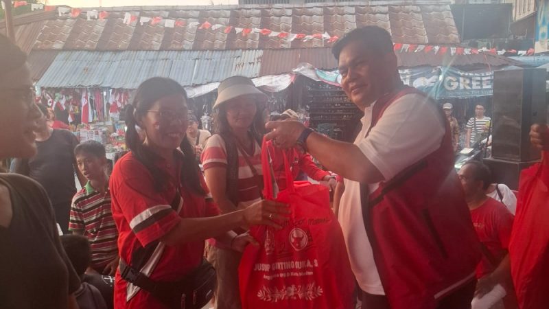 Jusup Ginting Suka Bersama Ratusan Pedagang Kwala Bekala Meriahkan HUT Kemerdekaan RI ke 80 Dengan Berbagai Kegiatan Lomba