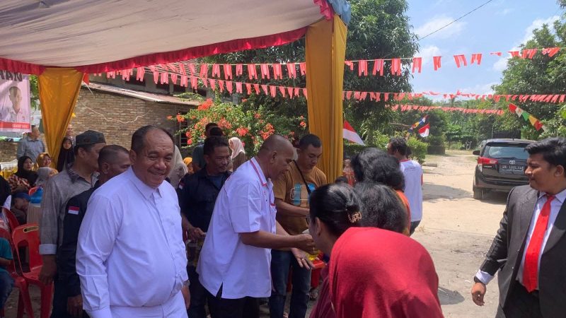 Wakil Bupati Asahan Pimpin Upacara Penurunan Bendera HUT ke-80 RI