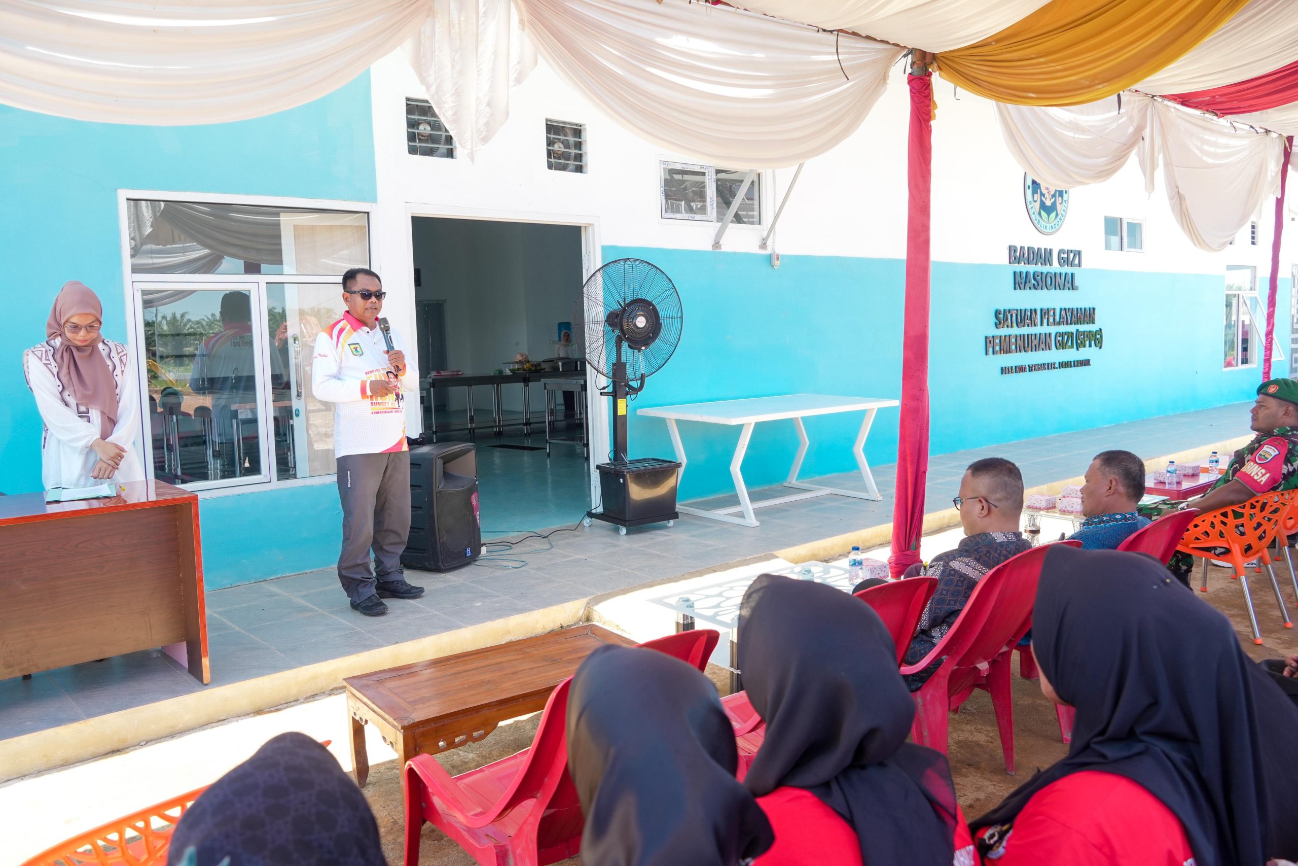 Dukung Program MBG, Bupati Darma Wijaya Resmikan SPPG di Dolok Masihul