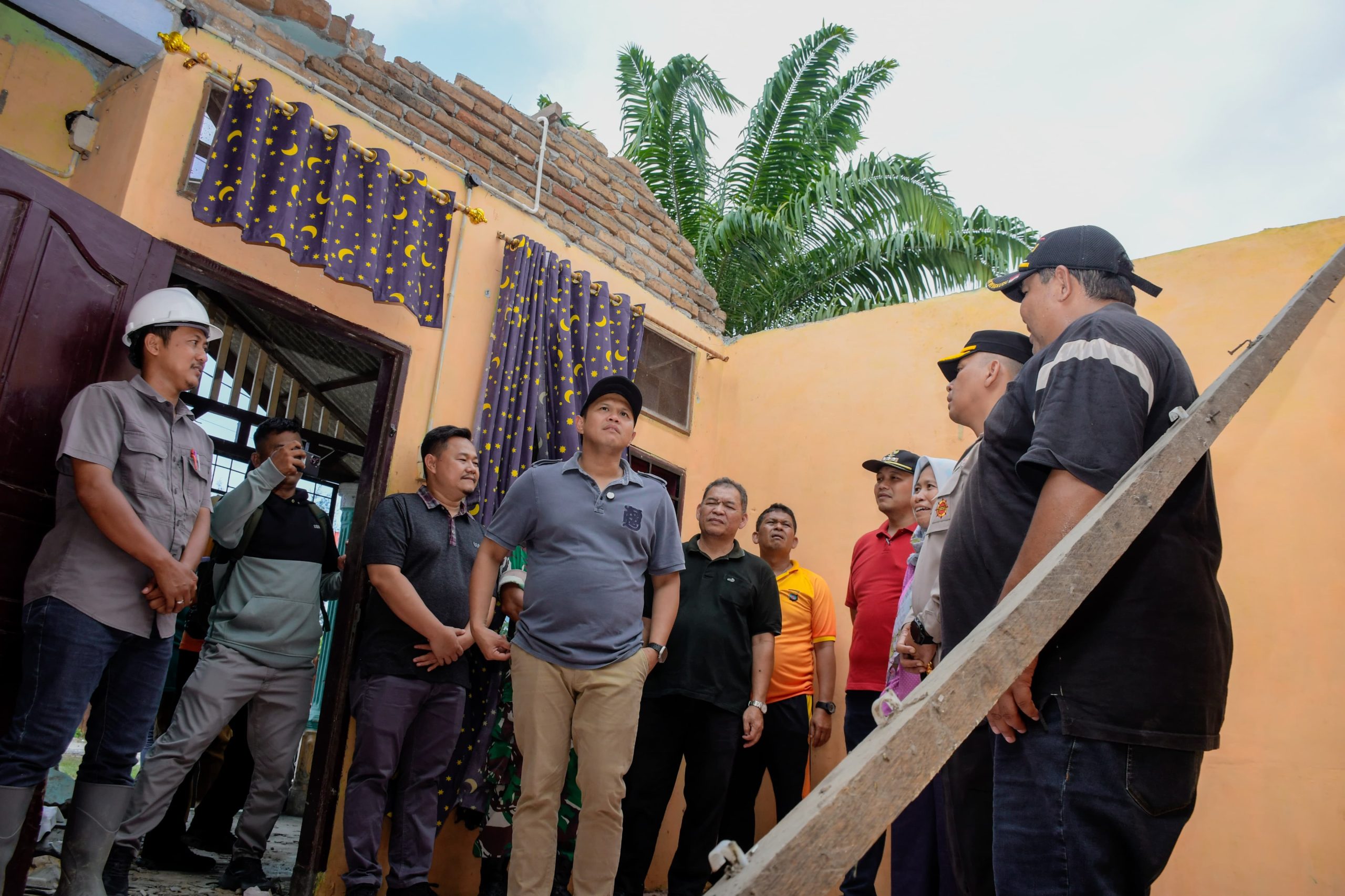 377 Rumah Warga Terkena Musibah Puting Beliung, Pemkab Sergai Respon Cepat