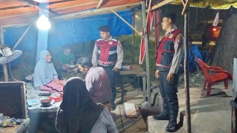Sat Samapta Polres Langkat Polda Sumut Laksanakan Patroli Malam Cegah Gangguan Kamtibmas