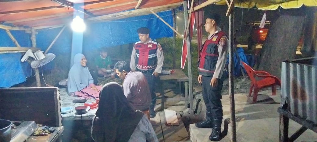 Sat Samapta Polres Langkat Polda Sumut Laksanakan Patroli Malam Cegah Gangguan Kamtibmas