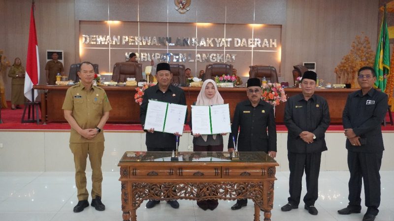 Perubahan APBD Langkat Tahun Anggaran 2025 Mengesahkan 2,6 Triliun menjadi Peraturan Daerah