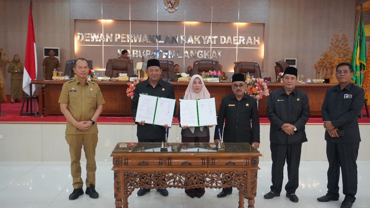 Perubahan APBD Langkat Tahun Anggaran 2025 Mengesahkan 2,6 Triliun menjadi Peraturan Daerah