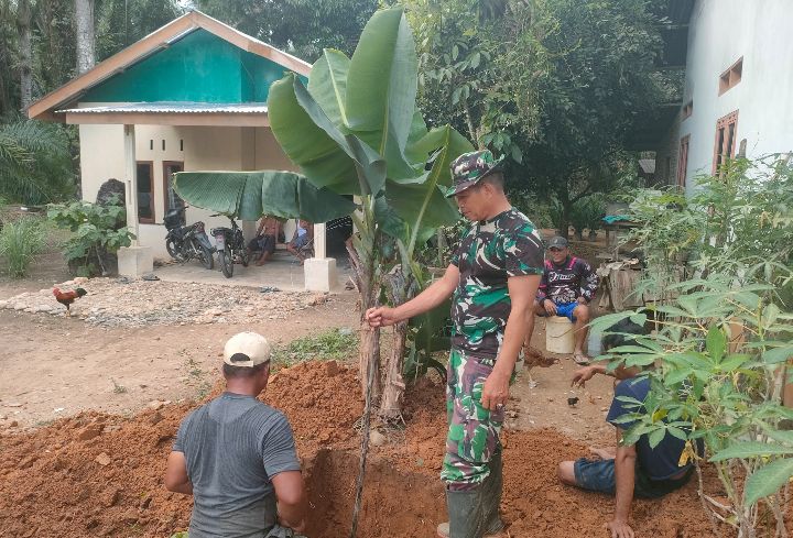 Satgas TMMD 125 Wujudkan Harapan Warga Dusun Sigabu Akan Sumber Air Bersih