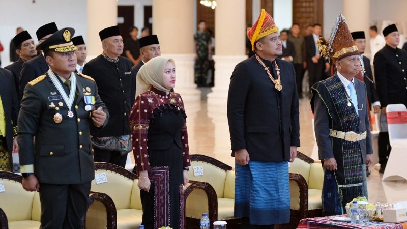 Bobby Nasution Bersama Forkopimda Ikuti, Upacara Detik-detik Proklamasi di Istana Negara