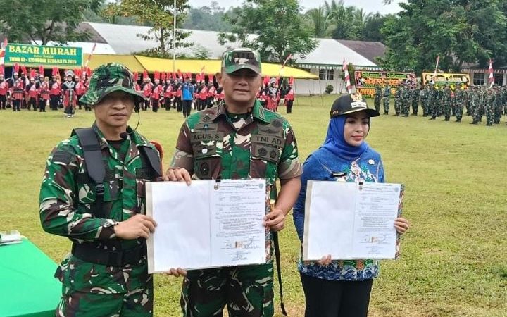 Danrem 022/PT Resmi Tutup TMMD Ke-125 T.A 2025 Kodim 0209/Labuhanbatu