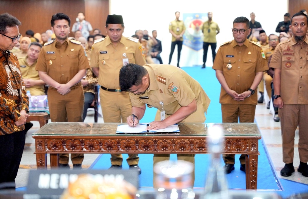 Percepatan Eliminasi Tuberkulosis, Bobby Nasution Teken Komitmen Bersama dengan Tujuh Gubernur Lainnya