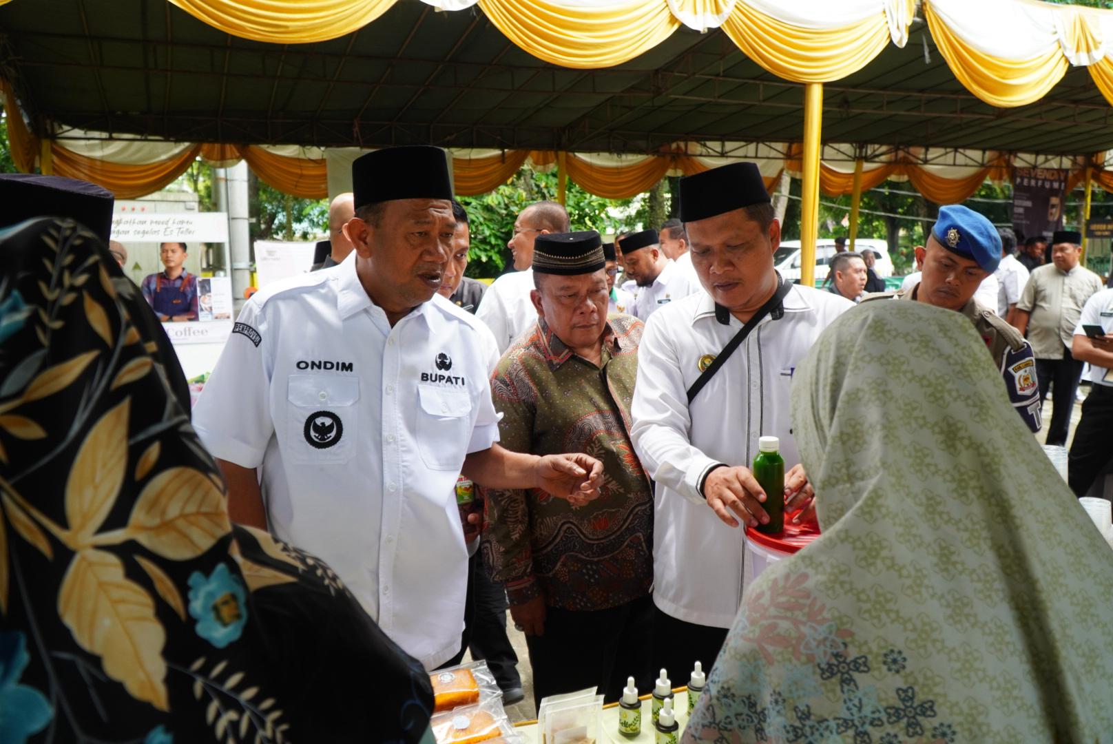 Bupati Langkat Buka Gebyar MUMTAZ, Dorong UMKM Syariah Jadi Pilar Ekonomi Umat