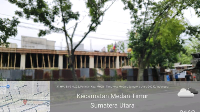 Bangunan Ruko di Jalan HM Said Diduga Tak Miliki Izin, DPRD Medan Akan Mengecek Kelokasi 