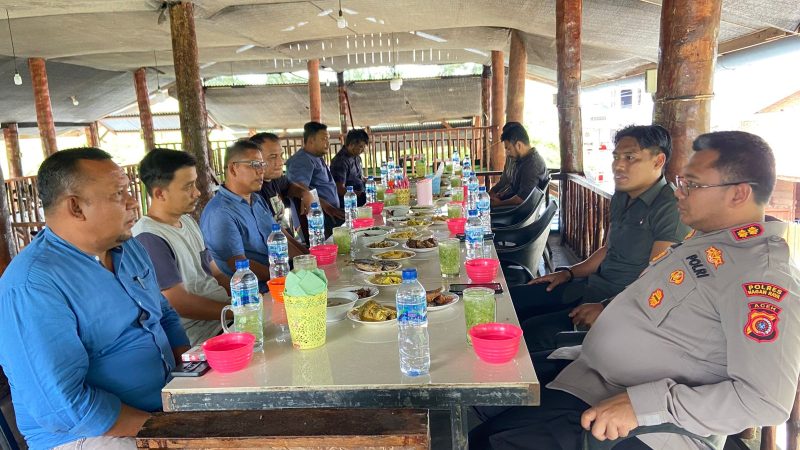 Kapolres Nagan Raya Silaturahmi dengan Ketua Paguyuban Pupuk, Bahas Stabilitas dan Ketahanan Pangan